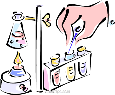 Test Tubes Royalty Free Vector Clip Art Illustration - Composición De La Materia Gif (480x396)