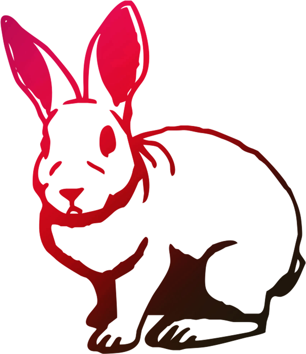 Dingbat Font Domestic Hare Rabbit Free Download Png - Dingbat Font Domestic Hare Rabbit Free Download Png (1200x1400)