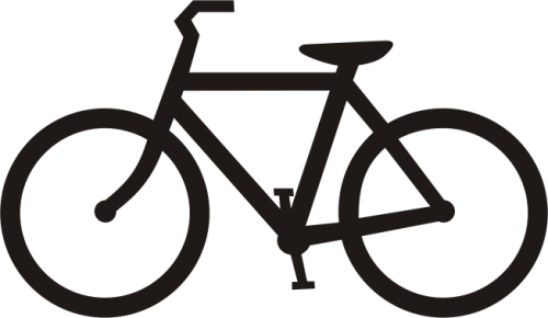 Fire Flames Clipart Bike - Bike Clipart (500x290)