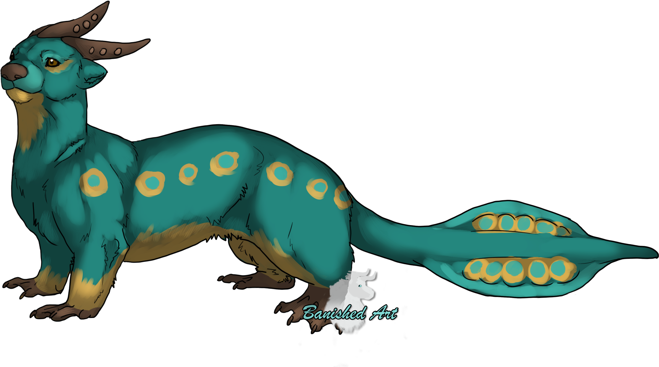 Bestiary The Banished Series Crowned Ⓒ - Cartoon (2351x1341)