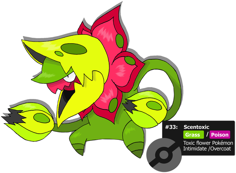 Flower Fakemon By Theblueflames - Fakemon Venus Fly Trap (800x611)