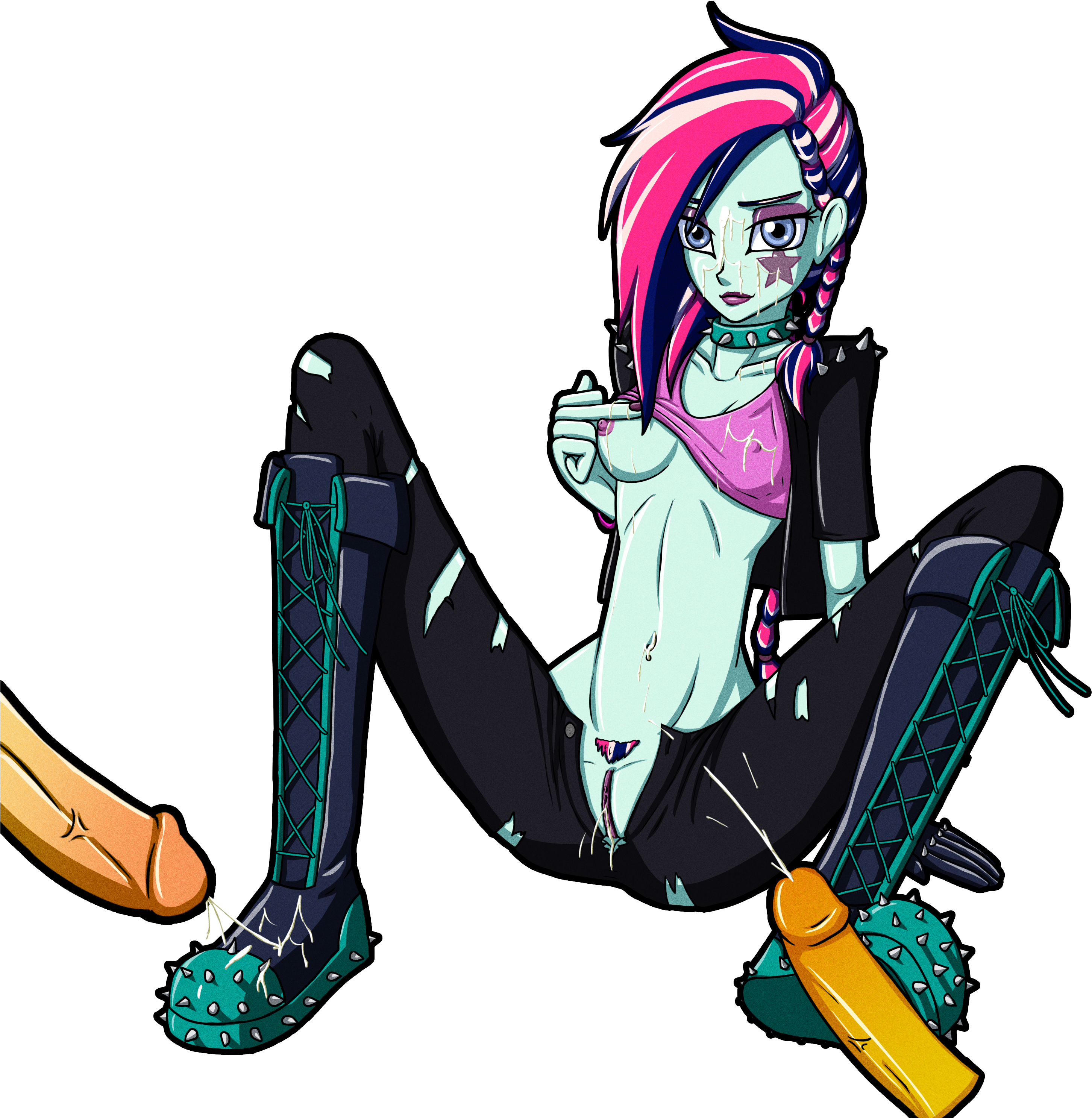 Explicit, Feet, Fetish, Foot Fetish, Footjob, Jacket, - Illustration (3000x3000)