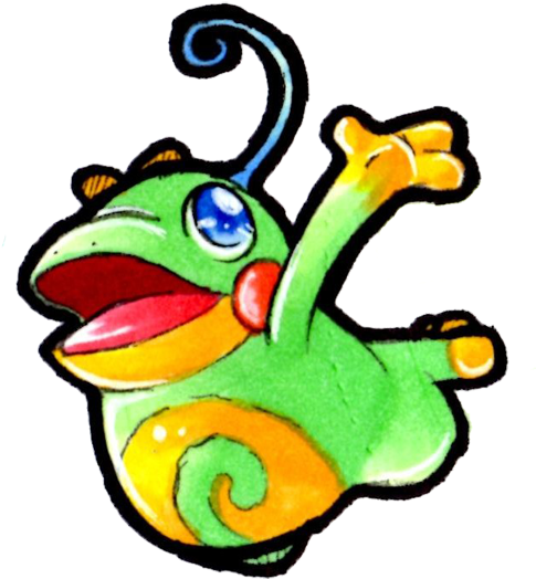 Politoed - Cartoon (600x551)