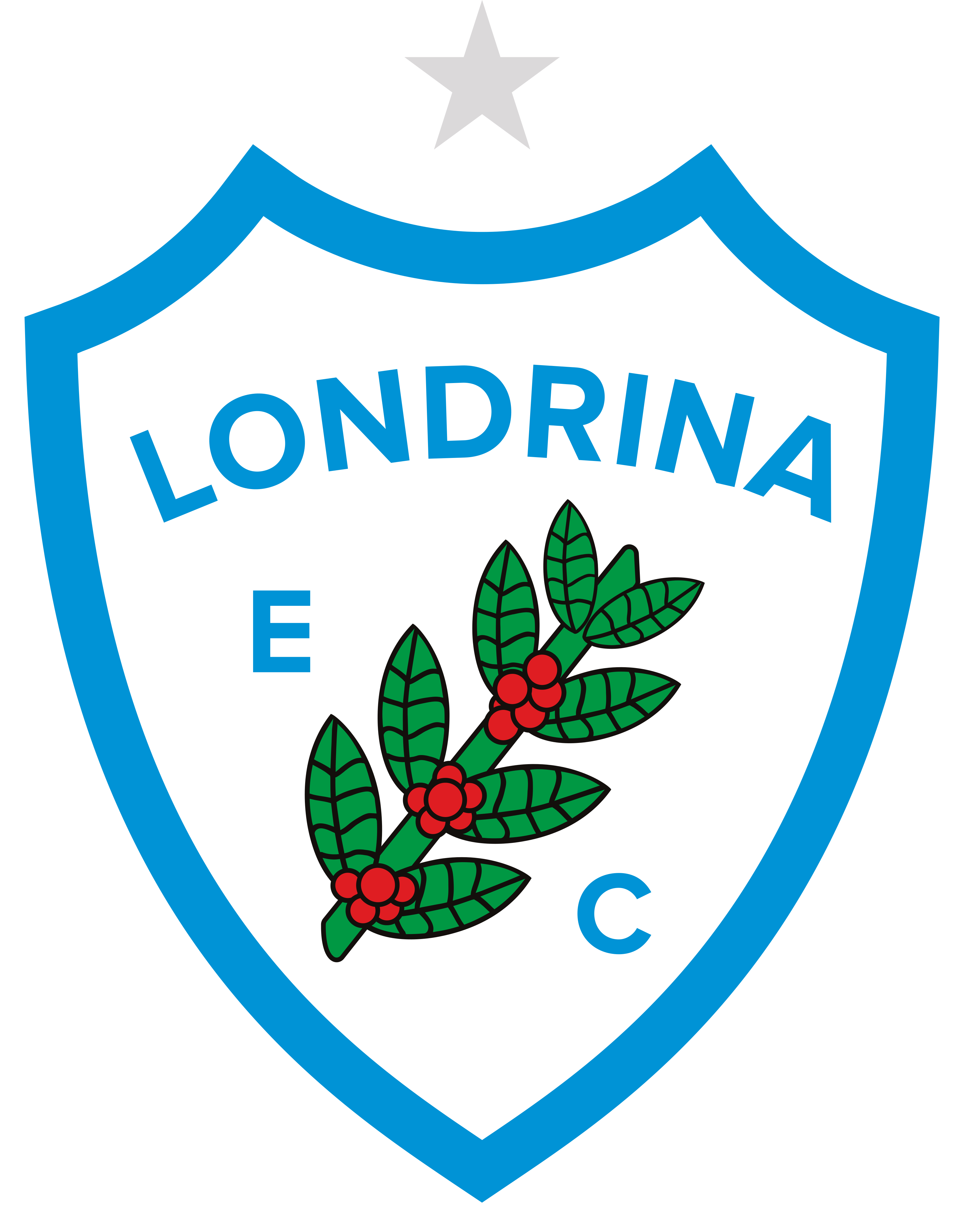 Lollapalooza 2019 Download - Logo Londrina Esporte Clube (3500x4474)