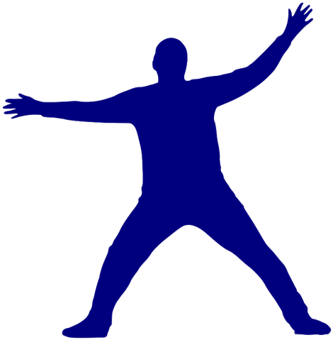 Handball Clipart Transparent - Vektor Orang Angkat Tangan (491x500)
