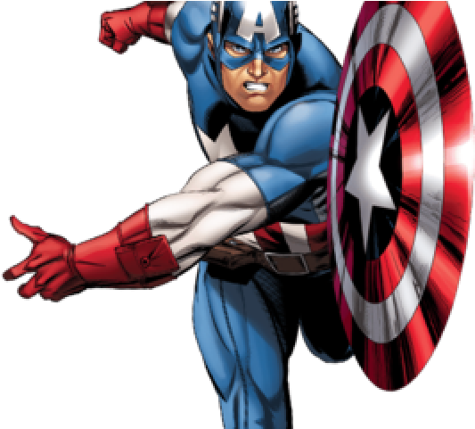 Avengers Clipart Aveng - Captain America Comic Art (640x480)