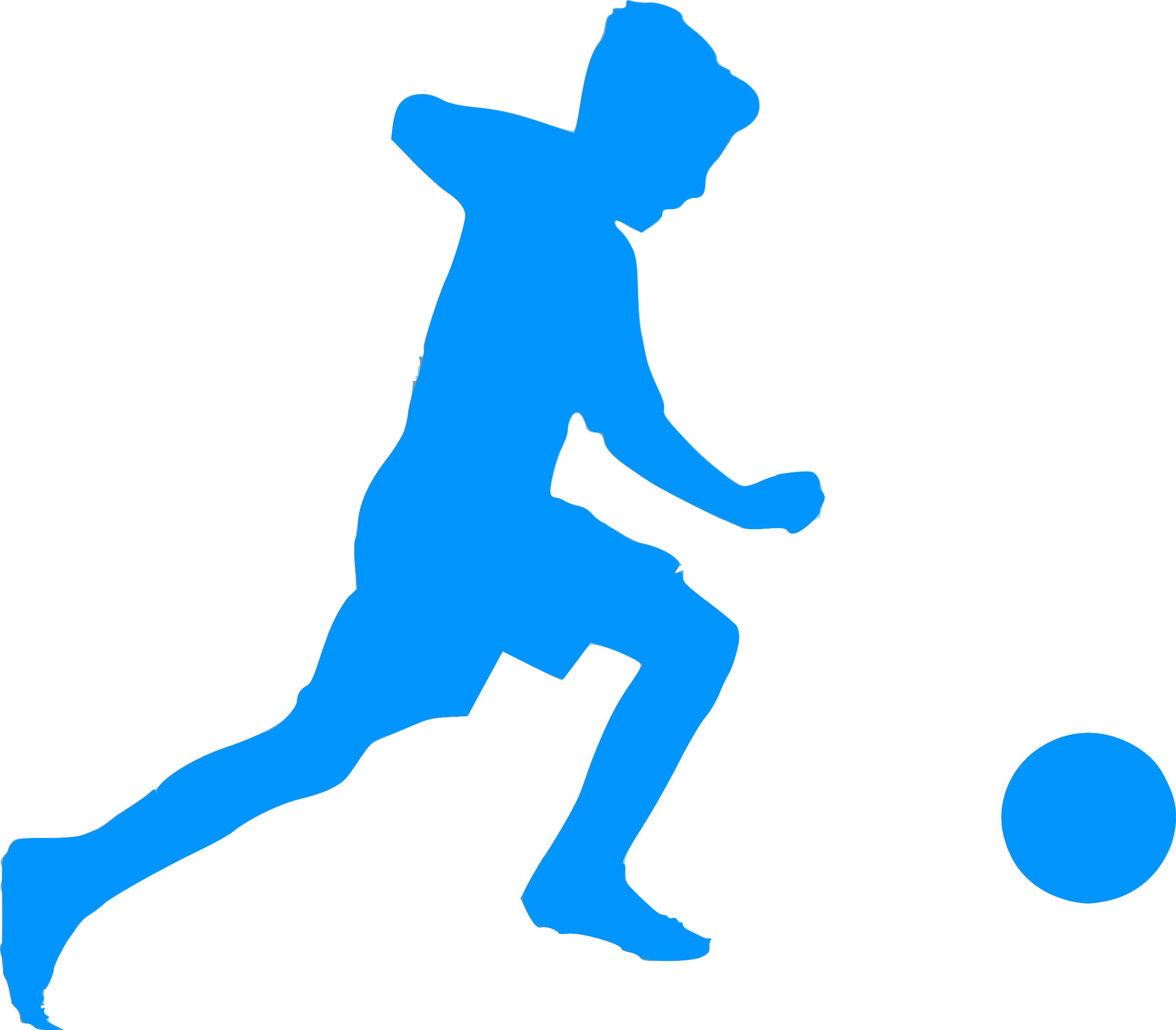 Silhouette Football Icons Free And Icons Downloads - Football (2400x2102)