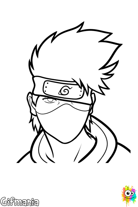 Kakashi Hatake Pinterest And Anime - Kakashi Naruto Face Drawing - (480x720) Png Clipart Download Kakashi Hatake Pinterest And Anime - Kakashi Naruto Face Drawing - (480x720) Png Clipart Download