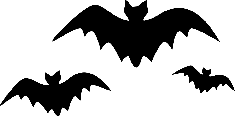 Bats Dreadful Evil - Halloween Bats (980x486)