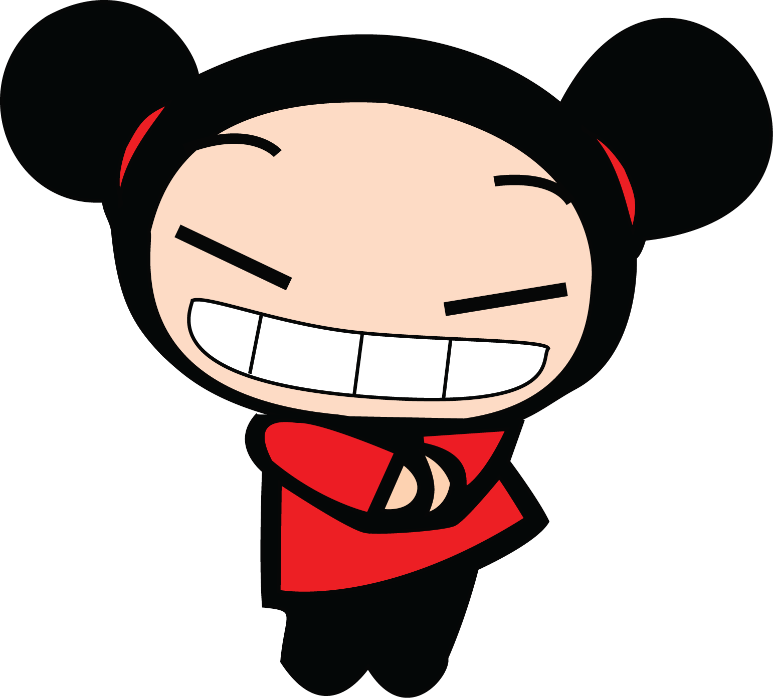 Pucca Cartoon - Pucca Smiling (1542x1393)