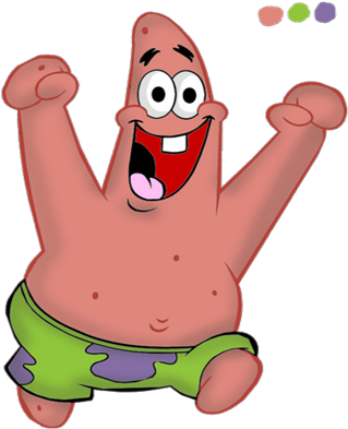 Patrick Star Transparent - Patrick Star Transparent Stiker Patrick (420x420)