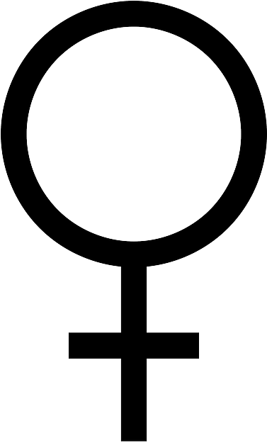 What Is Sex - Female Symbol Clip Art (376x640)