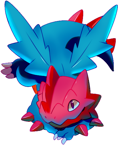 <3 Druddigon Cute Pokemon, Amber, Fanart, Fan Art, - Druddigon Fanart (455x542)