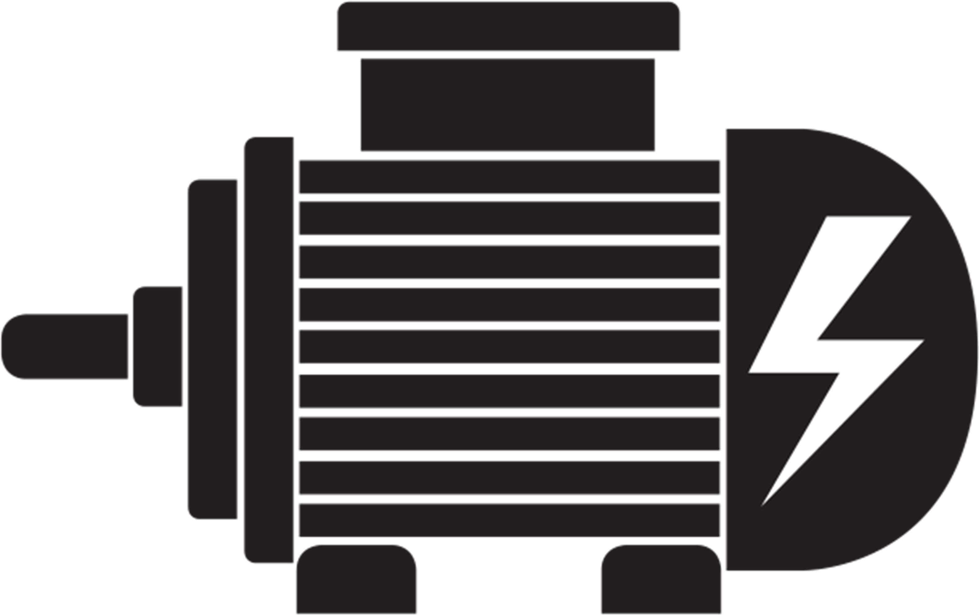 Power Generation - Electric Motor Clipart Free (3300x2550)