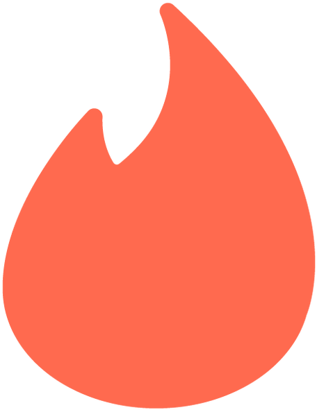 Tinder Logo Png A University Of Kansas Student Has Tinder Icon 640x640 Png Clipart Download