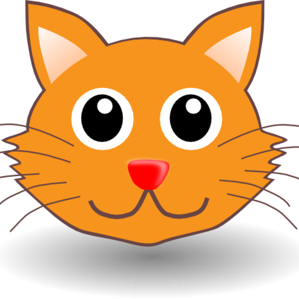 Cat Face Clipart Free Cat Face Clipart Download Free - Cafepress Santa Cat Yard Sign (1024x1024)
