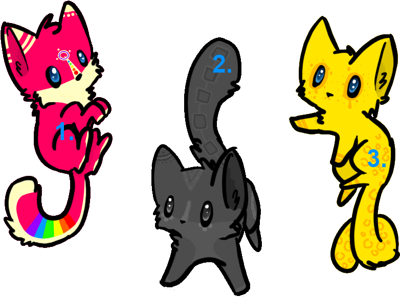 Kitten Adoptables - Cool Cute Fnaf Drawings (807x596)