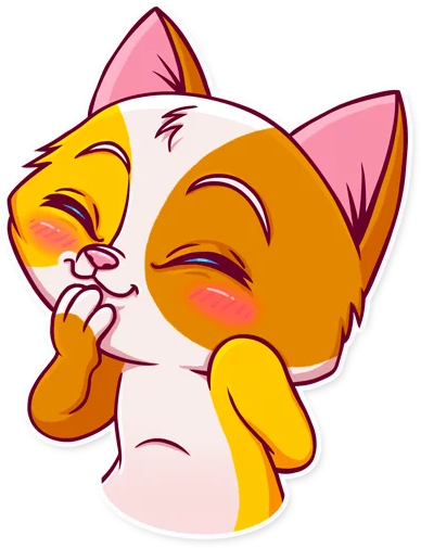 Whiskers Kitten Sticker Cat Clip Art - Cat (512x512)