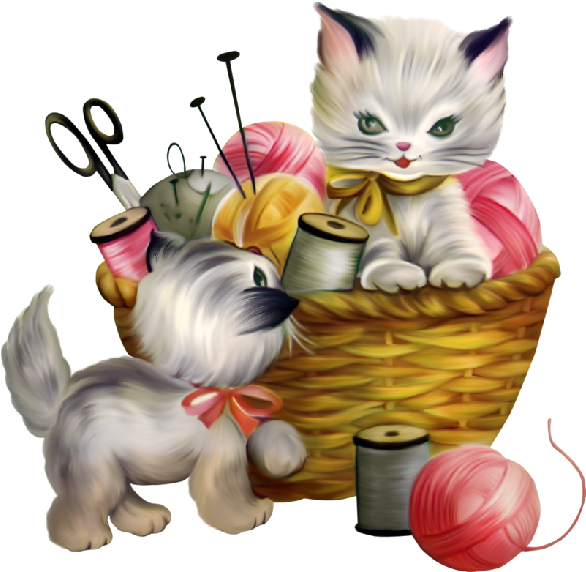 Cartoon Cat Groups - Greetings Clipart With Transparent Backgrounds (600x600)