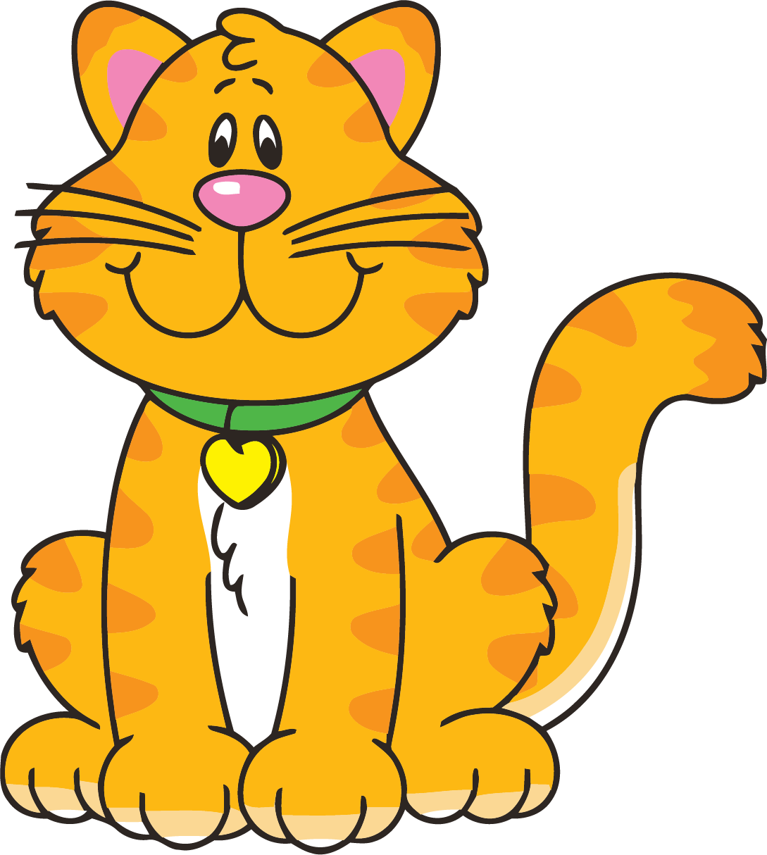 Golden Rod Cat Clipart Png - Clipart Of A Cat (1089x1214)