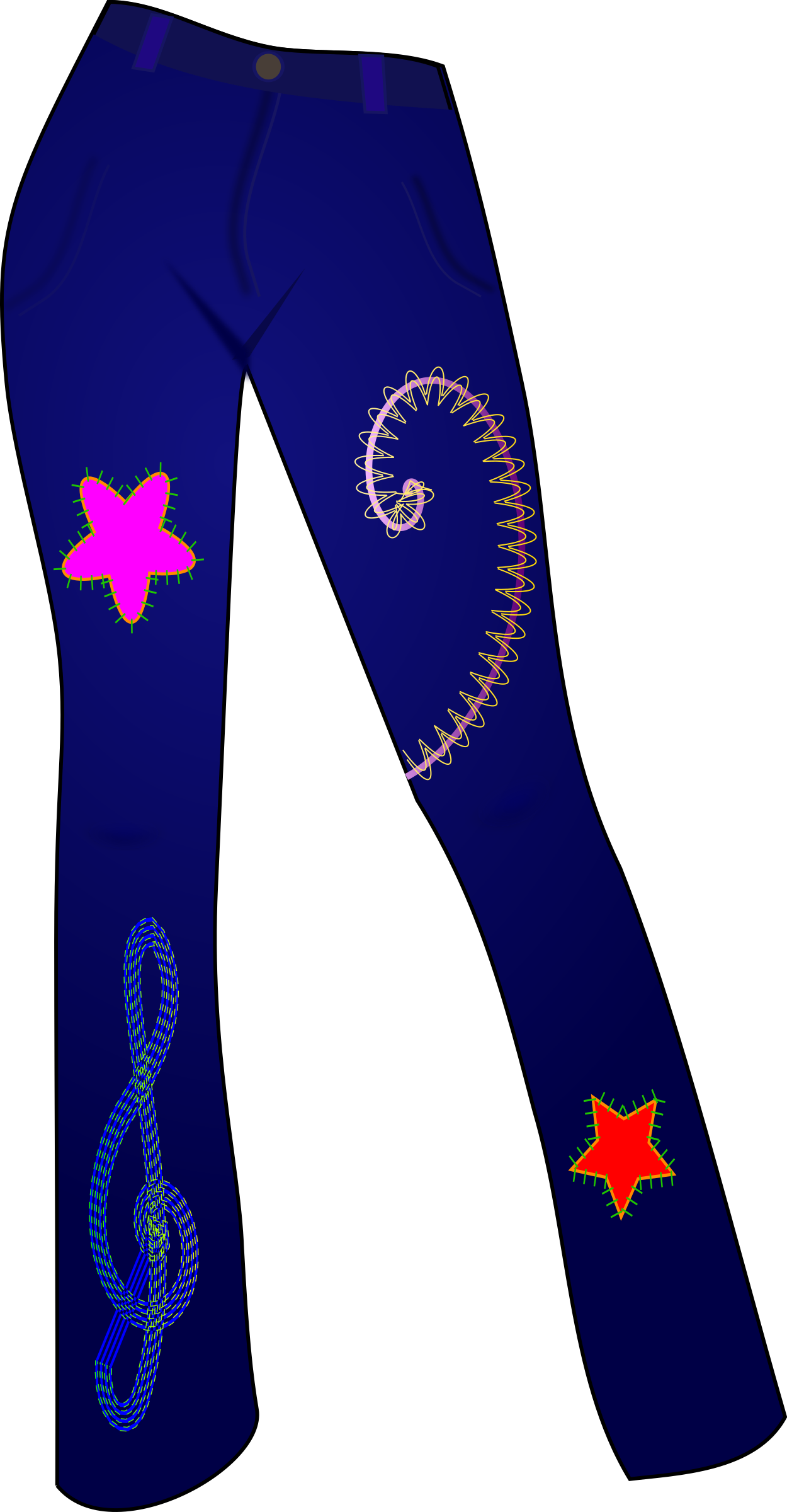 Clip Art - Jeans Clip Art (1250x2400)