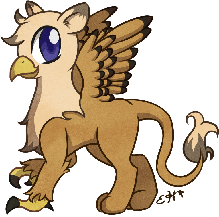 Drawn Griffon Cute - Cute Griffin Png (822x822)