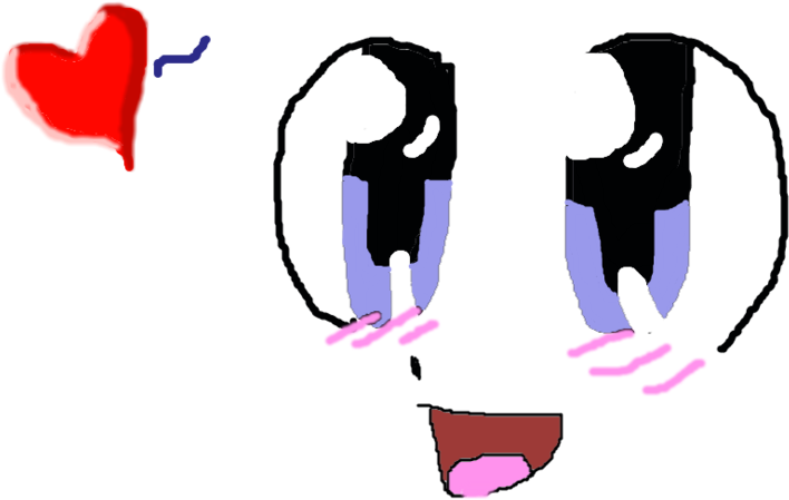 Anime Face By Opal The Cat On Clipart Library - Anime Cat Face Png (900x587)