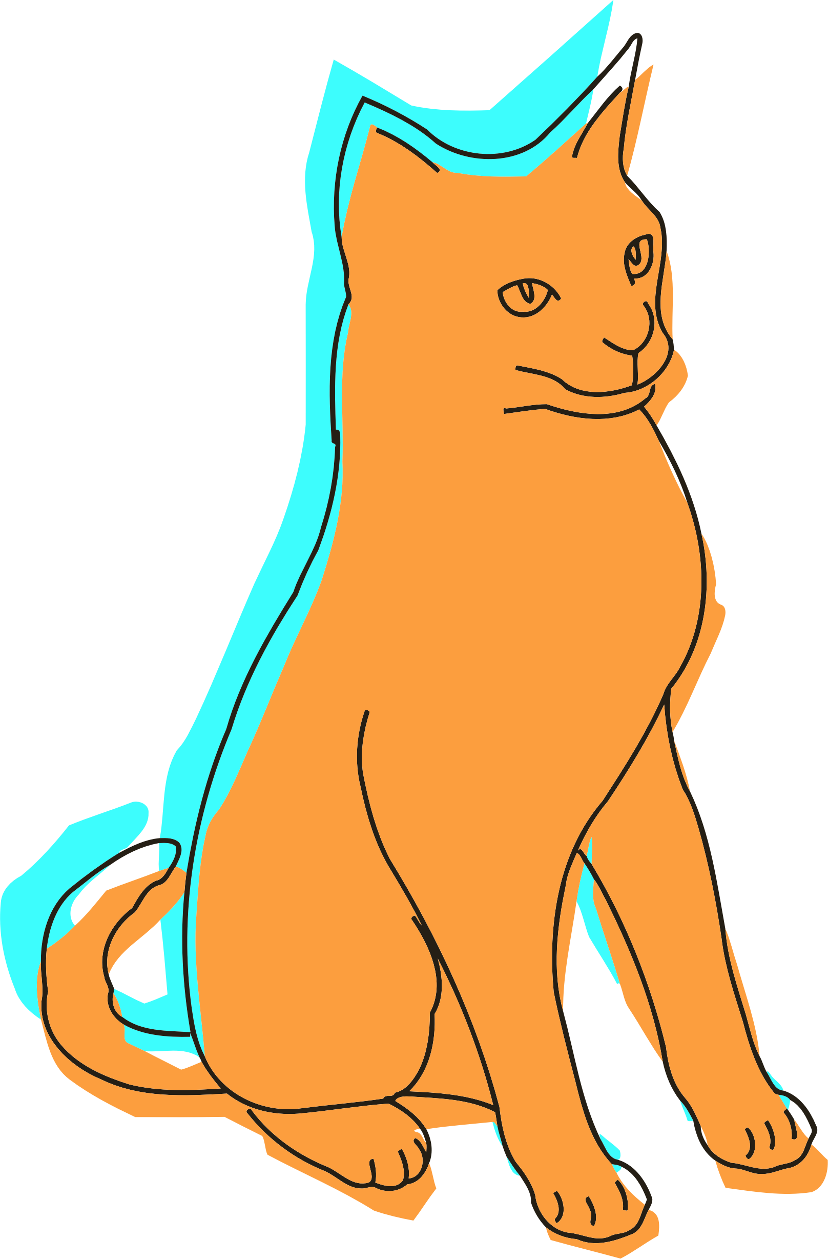 Cat Kitten Clip Art - Cat Kitten Clip Art (1616x2455)