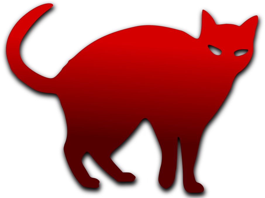 Free Cat -3 - Red Cat Throw Blanket (958x675)