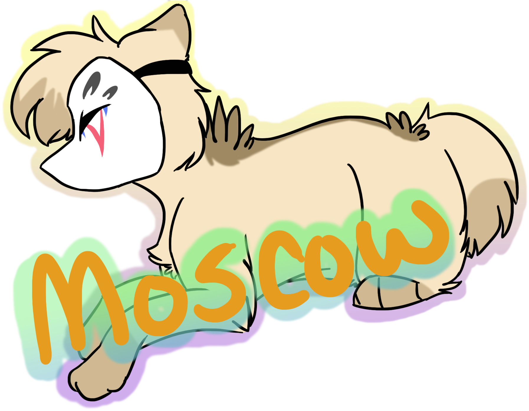 Cat Dog Horse Clip Art - Cartoon (2100x1500)