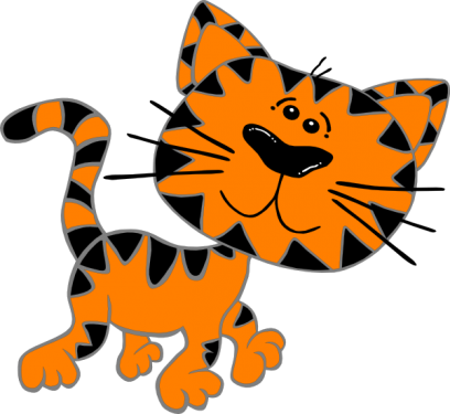 Save - Cartoon Cats Clip Art (408x375)