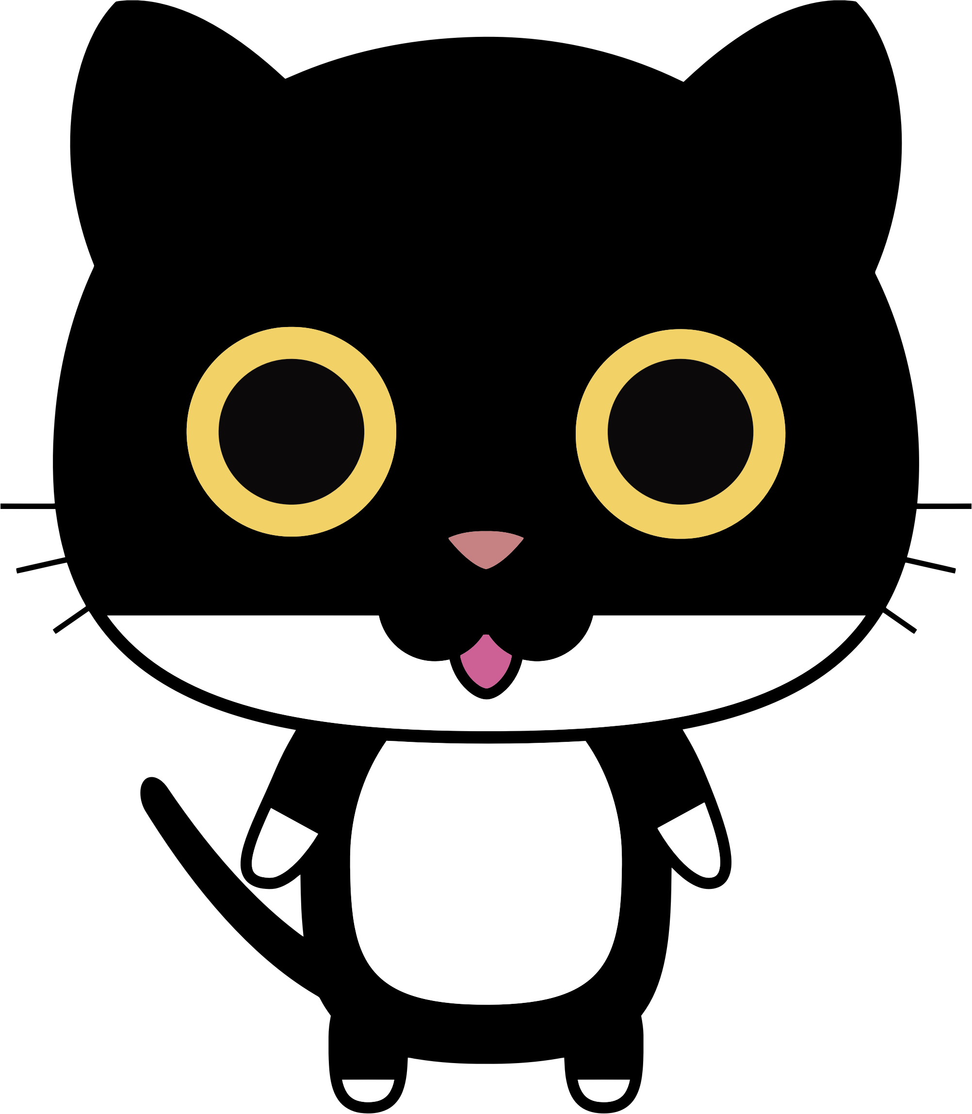 Big Image - Anime Cat Panda (2004x2296)