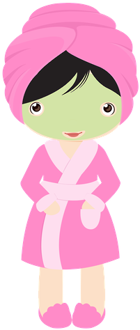 Cat Spa Party - Spa Kids Vector (286x500)