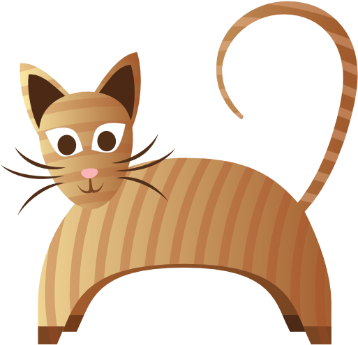 Abstract Cat Scalable Vector Graphics Svg - Glass (555x555)