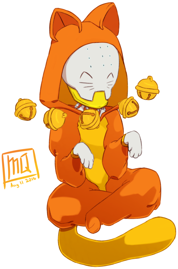 [contest Prize] Kitty Cat Zenyatta For Chimidolly By - Zenyatta As A Cat (781x1024)
