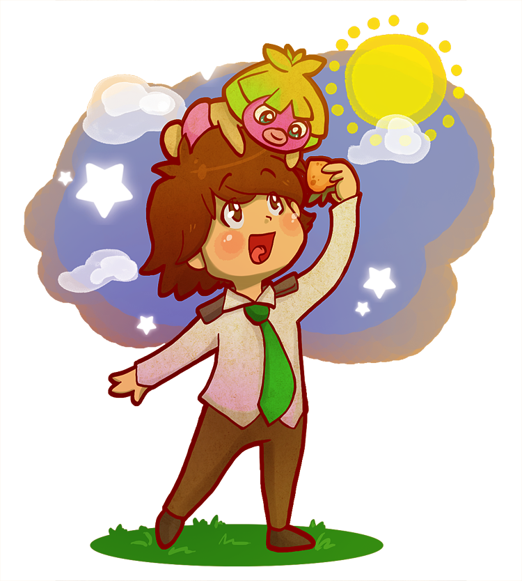 More Like Whimsicott By Katt- - Cartoon (750x834)