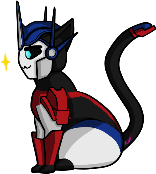 Kitty For Wachey By Purrv - Optimus Cat (800x600)