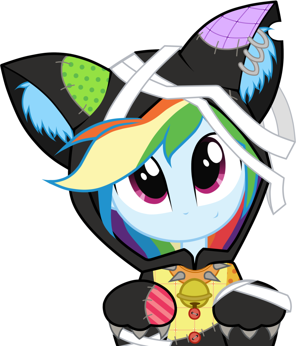 Kitty Rainbow Dash By Oathkeeper21 Kitty Rainbow Dash - My Little Pony Rainbow Dash Bunny (1024x1196)