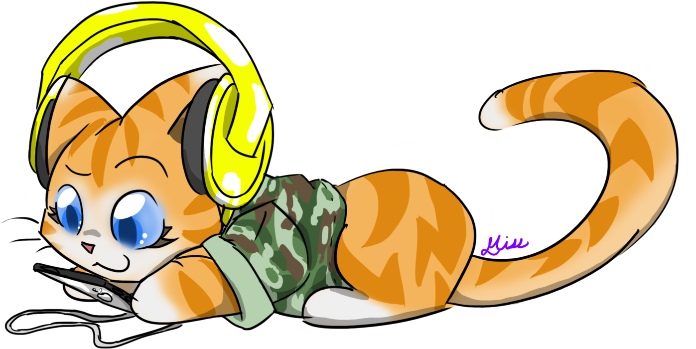Cartoon Cat By Misselle013868 On Clipart Library - Cat (1600x974)