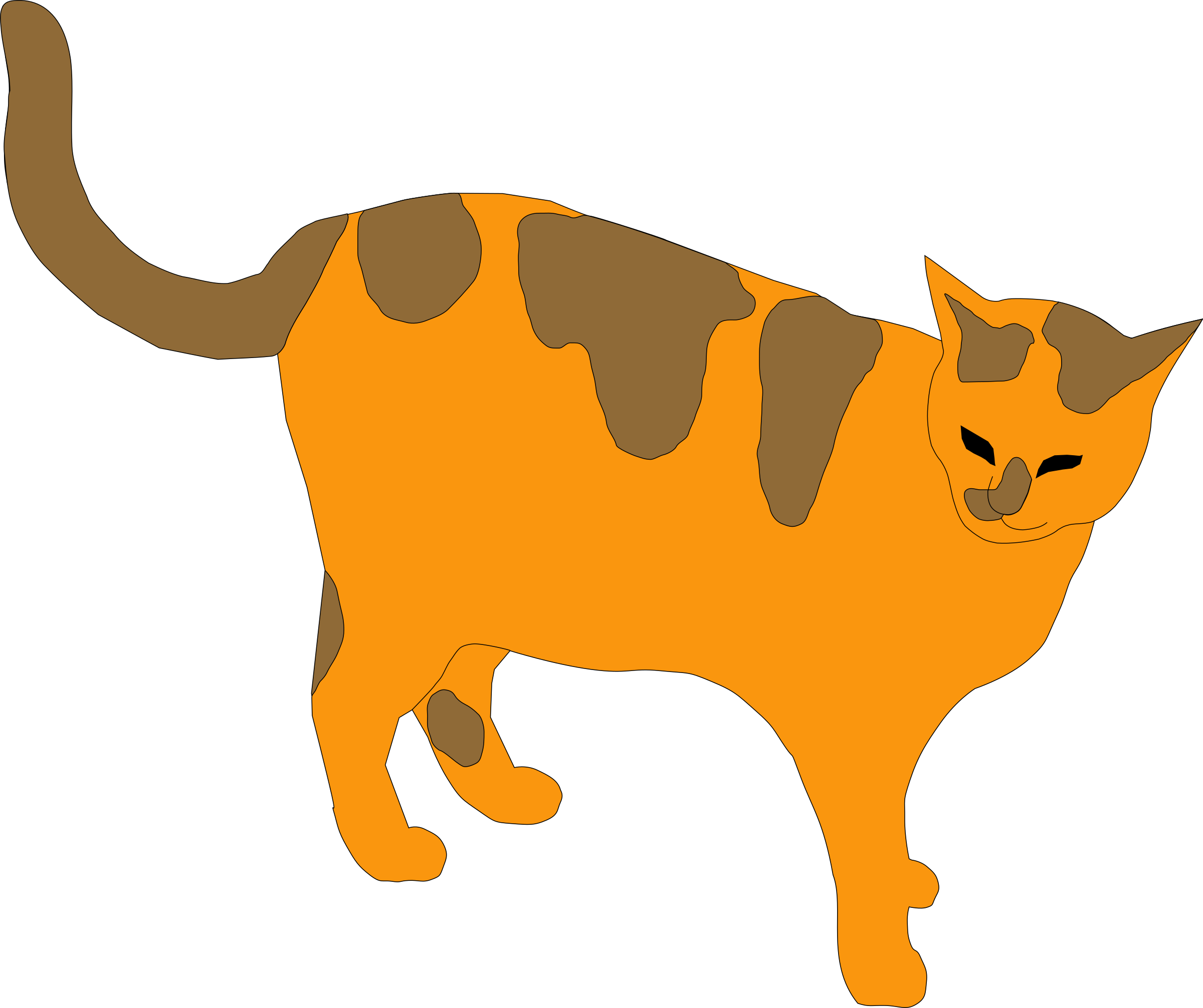 Cat - Gambar Animasi Hewan Kucing (2400x2013)