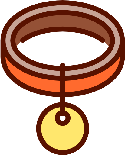 Dog Collar Pet Sitting Cat - Dog Collar Svg (512x512)