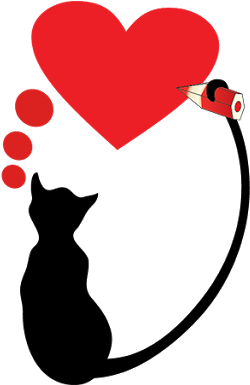 Imagens Para Colocar Em Adesivos Impressos - Cat Drawing (384x384)