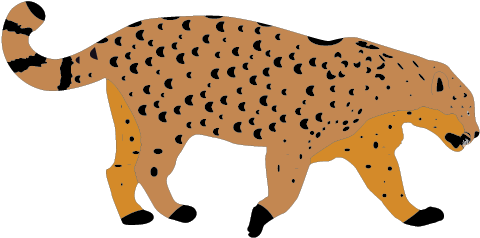 Snow Leopard Clipart Angry - California Spangled (508x508)