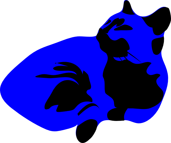 Cool Cat Blues Clip Art - Clip Art (600x500)