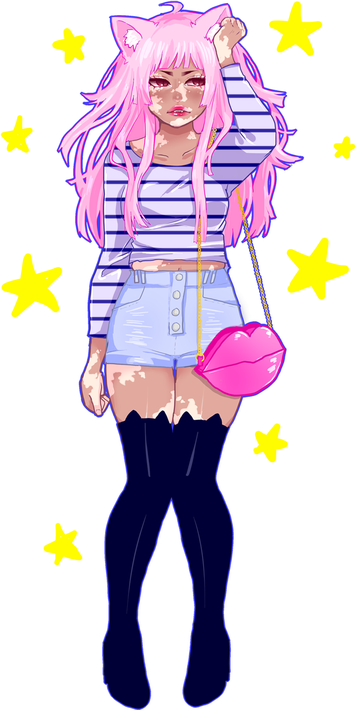 Kiss My Pantsu - Chubby Cute Anime Girl (780x1466)