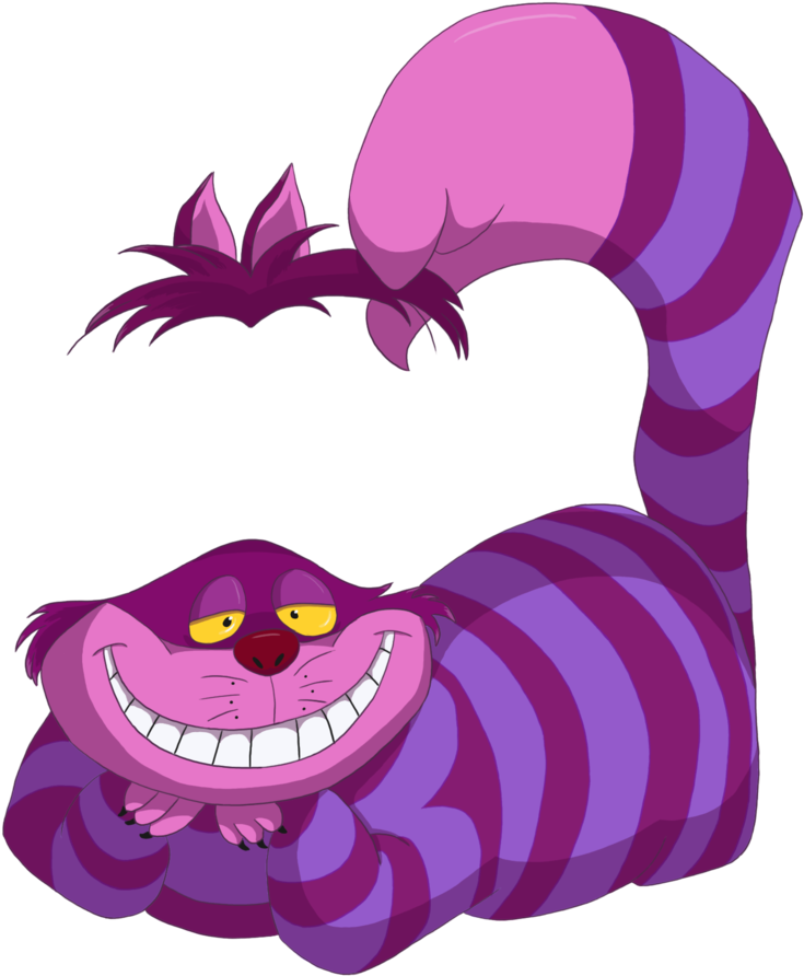 Clip Art Cheshire Cat Clip Art Original Cheshire Cat - Alice And Wonderland Cat Png (900x963)