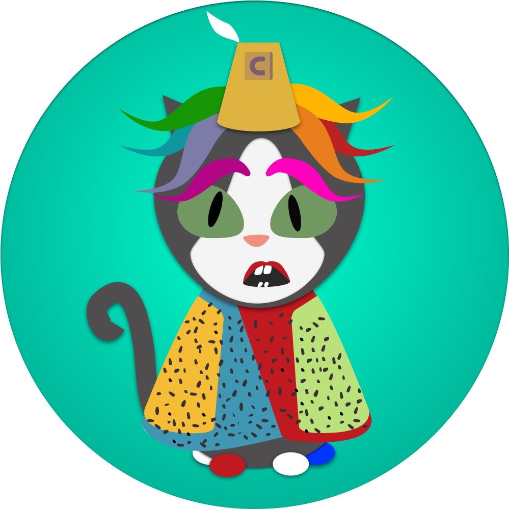 Crazy Pants Cat - Illustration (1005x1005)