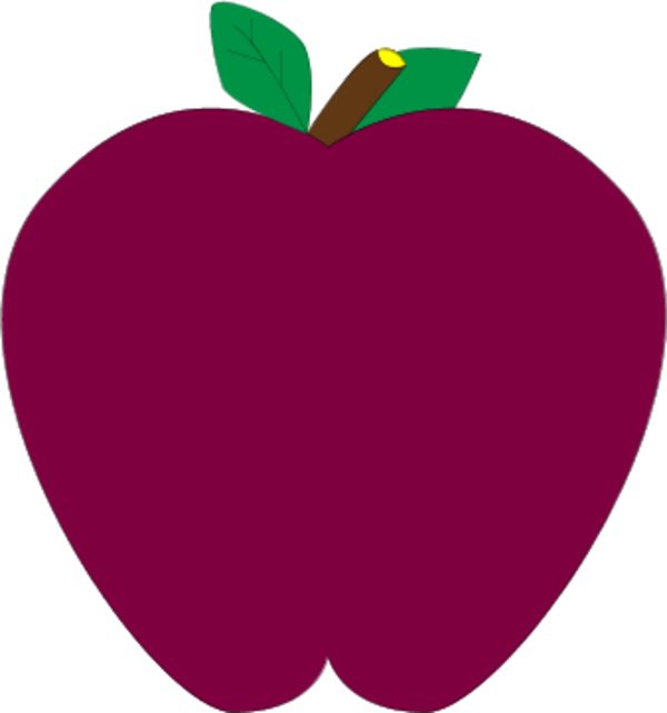 Large Apple Clip Art - Mcintosh (600x641)