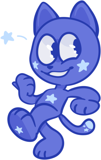 Star Cat By Glitter-pied - Cartoon (1024x768)