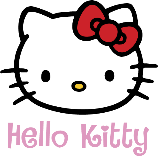 Kitty Head Cliparts - Hello Kitty Logo Vector (600x600)